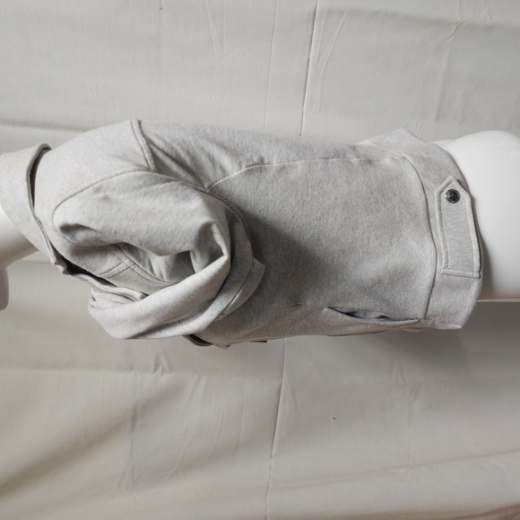 H By Halston Women's Gray Moto Zip-Up Jacket - Picture 6 of 13